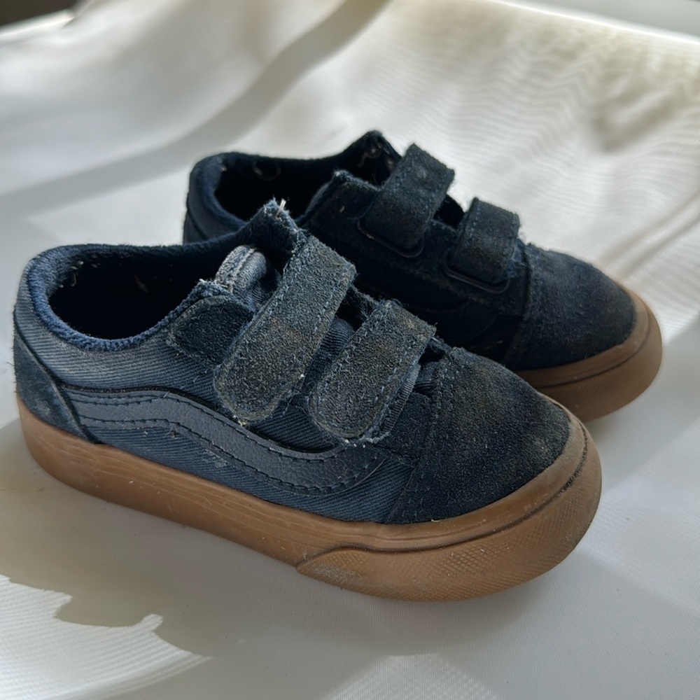 Navy Vans- toddler size 6.5